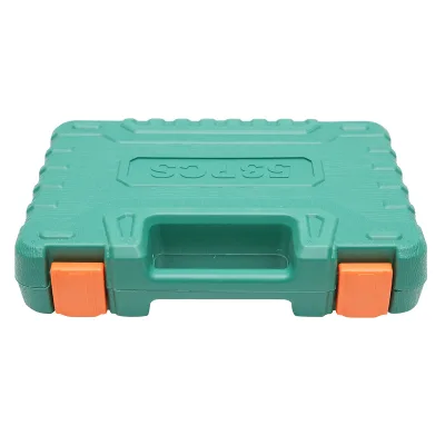 Scatola di chiavi a bussola lunghe e corte, punte, esagonali, torx, 1/4 cricchetto trainer 53 pezzi Breckner Germany - immagine 4