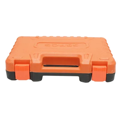 Scatola di chiavi a bussola lunghe e corte, punte, esagonali, torx, 1/4 cricchetto trainer 53 pezzi Breckner Germany - immagine 4