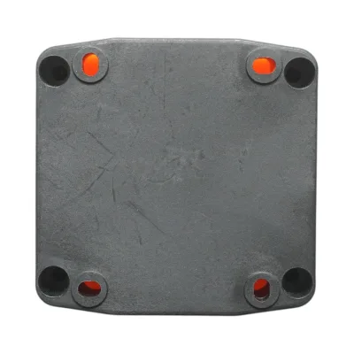 Scatola di comando a 1 pulsante, gialla, con protezione 78x78x54mm IP68 Breckner Germany - immagine 2