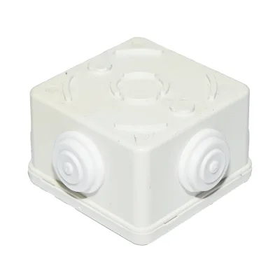 Scatola di derivazione 4 ingressi 80x80x50mm IP44 - immagine 4