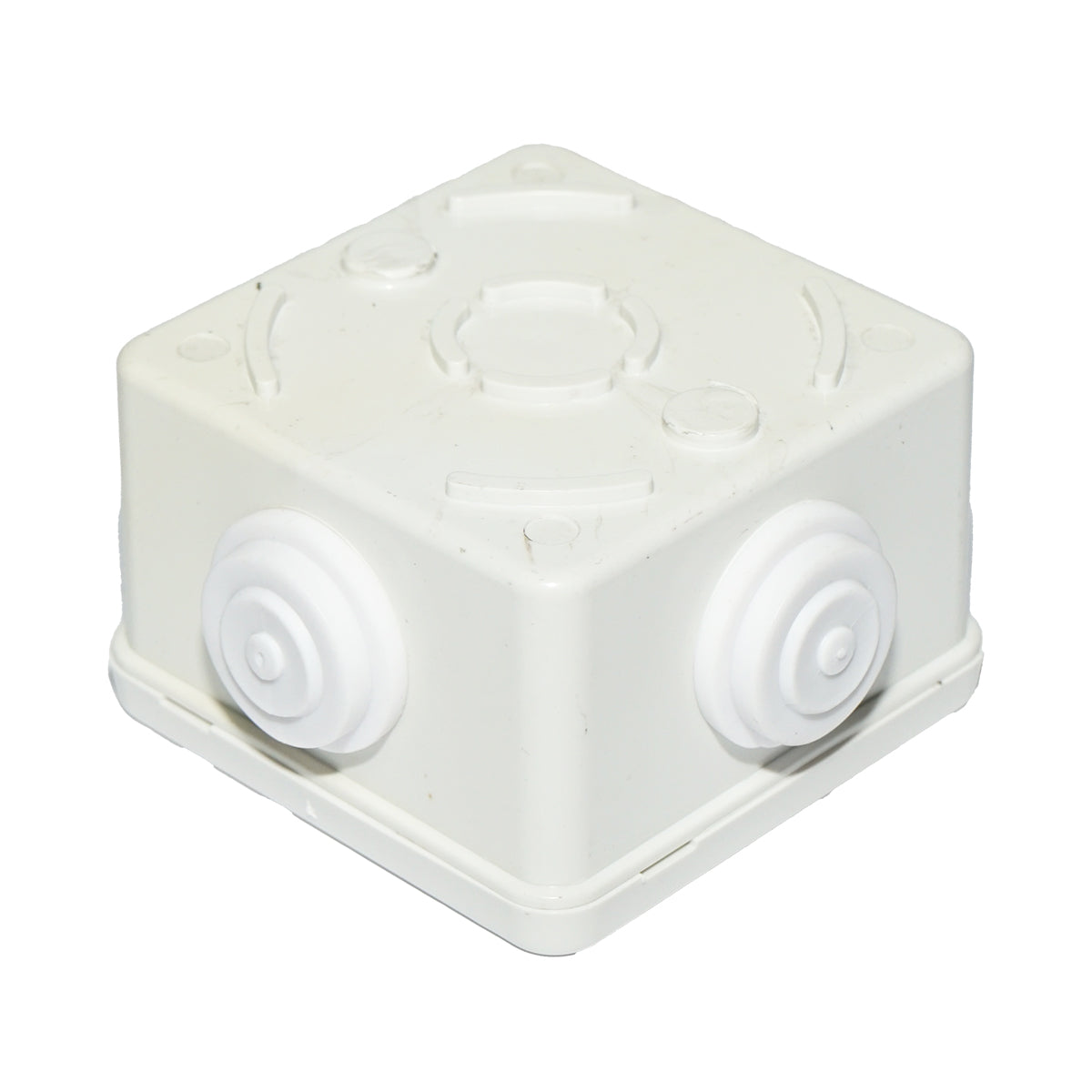 Scatola di derivazione 4 ingressi 80x80x50mm IP44 - immagine 4