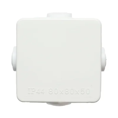 Scatola di derivazione 4 ingressi 80x80x50mm IP44 - immagine 3