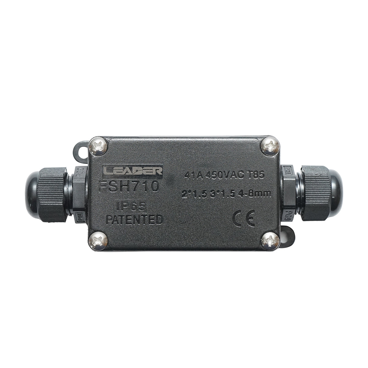 Scatola di derivazione stagna  41A 450V AC, 2 vie 4-8mm IP65 Leader - immagine 2