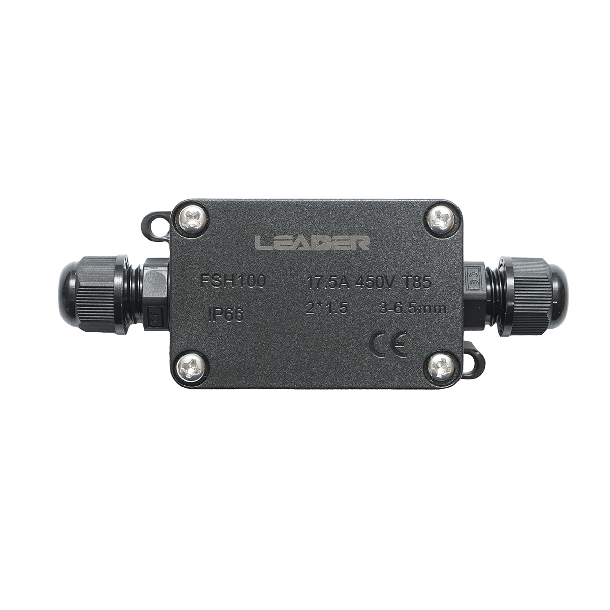 Scatola di derivazione stagna 17,5A 450V AC, 2 vie 3-6,5mm IP66 Leader - immagine 2