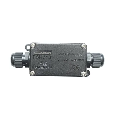 Scatola di derivazione stagna 41A 450V AC, 2 vie 4-8mm IP65 Leader - immagine 2