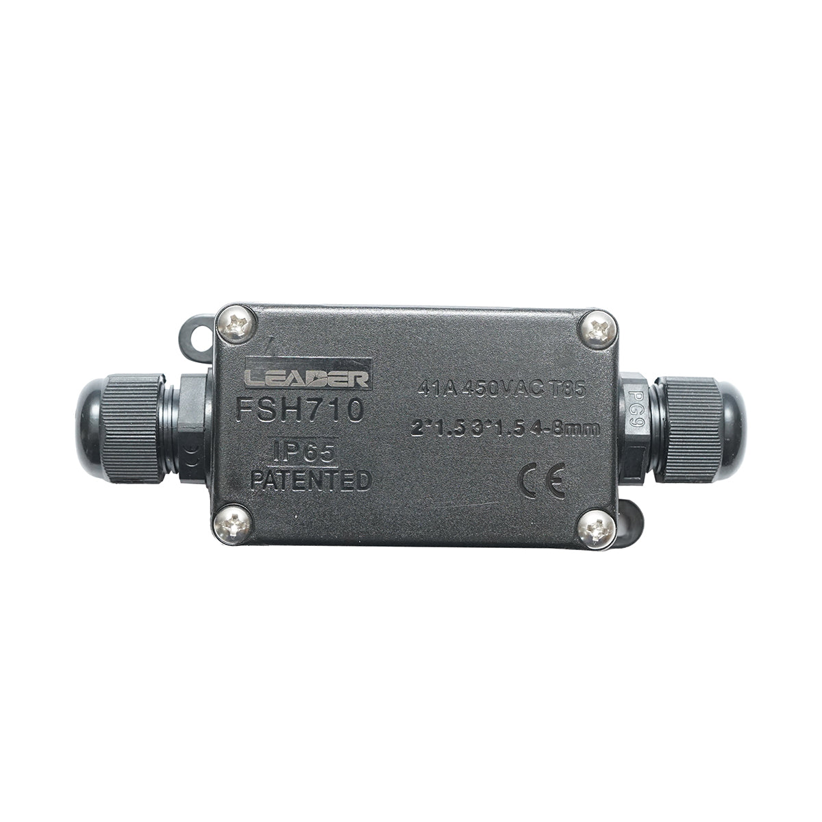 Scatola di derivazione stagna 41A 450V AC, 2 vie 4-8mm IP65 Leader - immagine 2