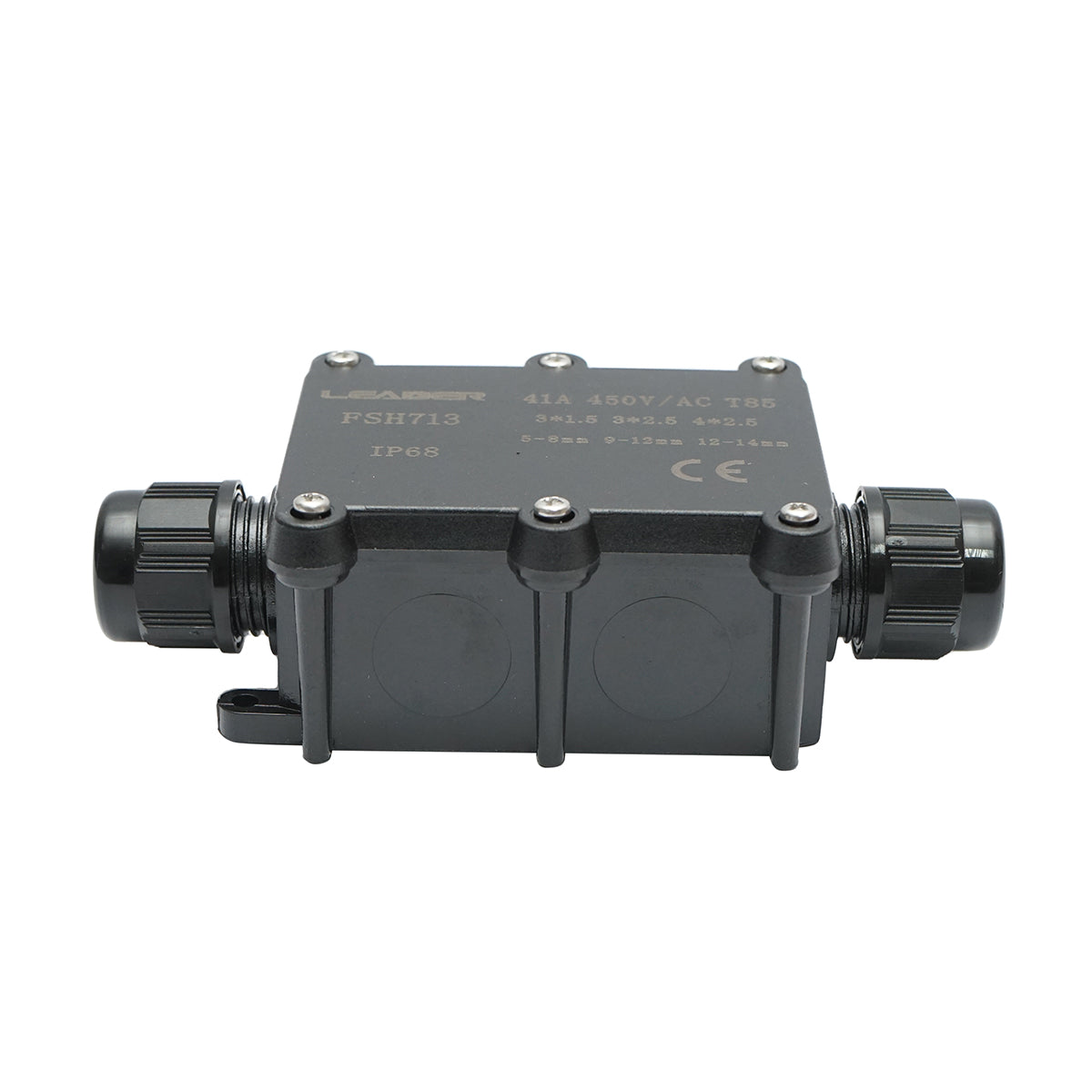 Scatola di derivazione stagna 41A 450V AC, 2 vie 5-14mm IP68 Leader - immagine 5