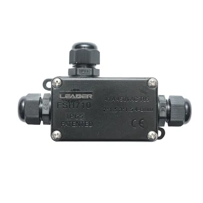 Scatola di derivazione stagna 41A 450V AC, 3 vie 4-8mm IP65 Leader - immagine 2