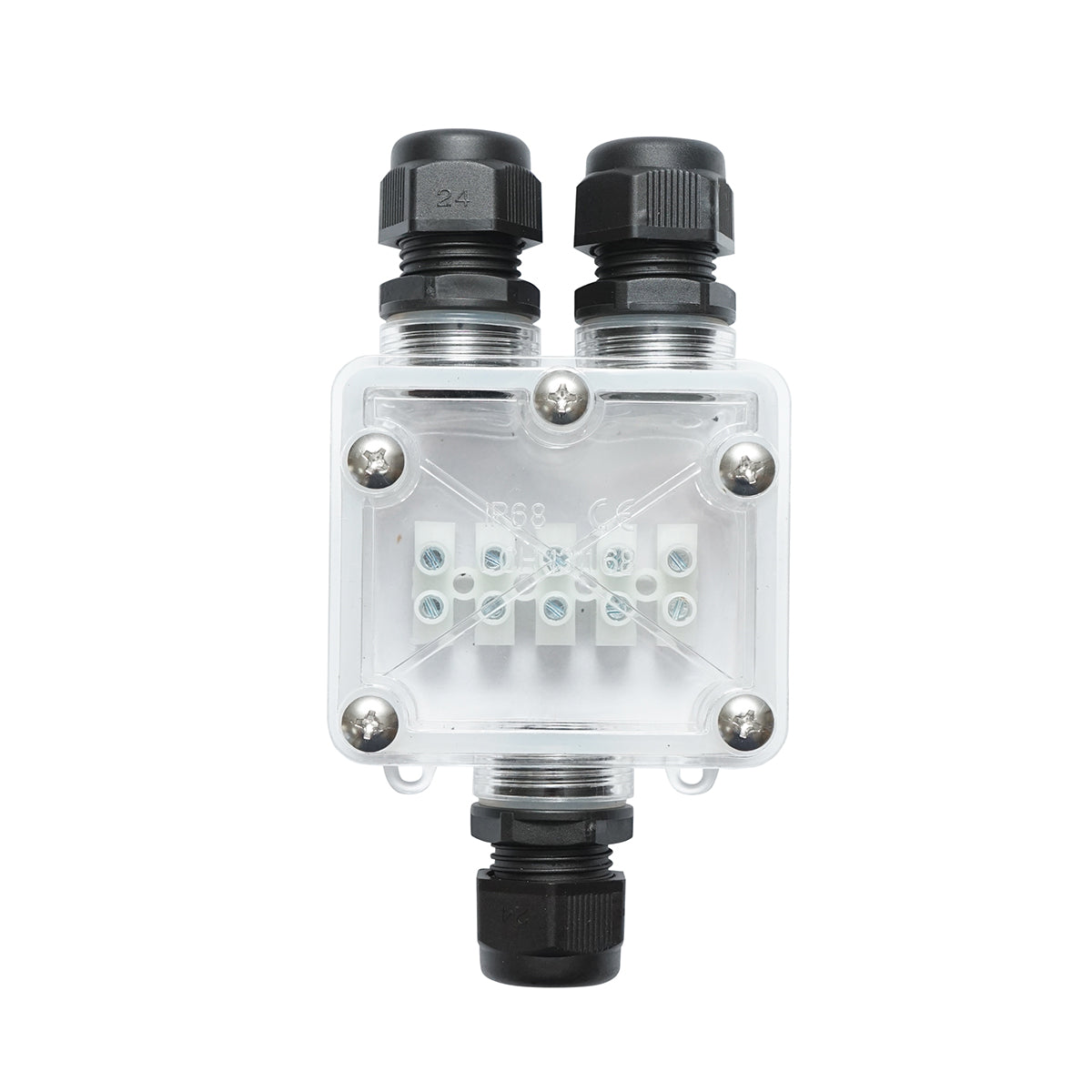 Scatola di derivazione stagna 41A 450V AC, 3 vie 5-14mm IP68 Leader - immagine 2