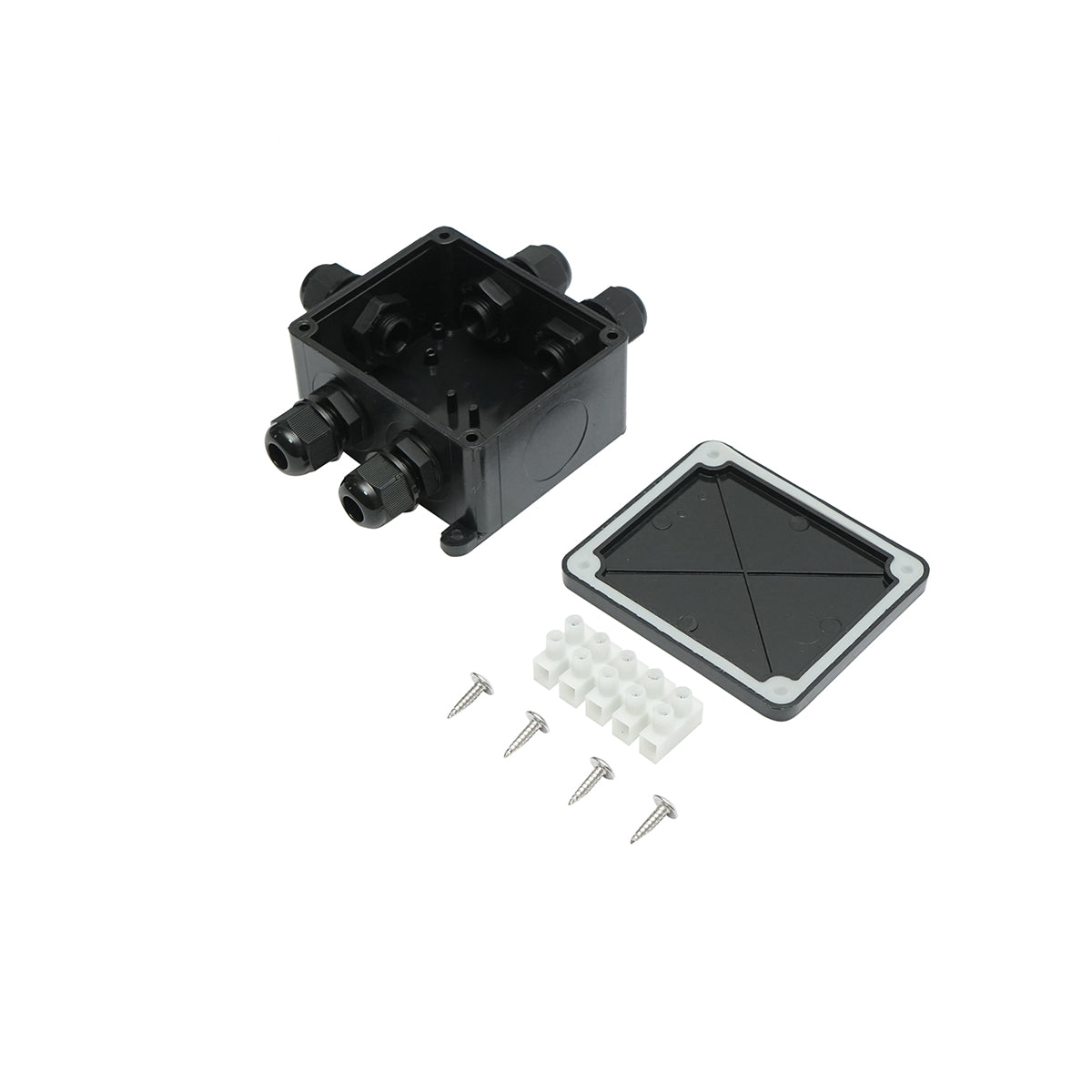 Scatola di derivazione stagna 41A 450V AC, 4 vie 4-18mm IP68 Leader - immagine 3