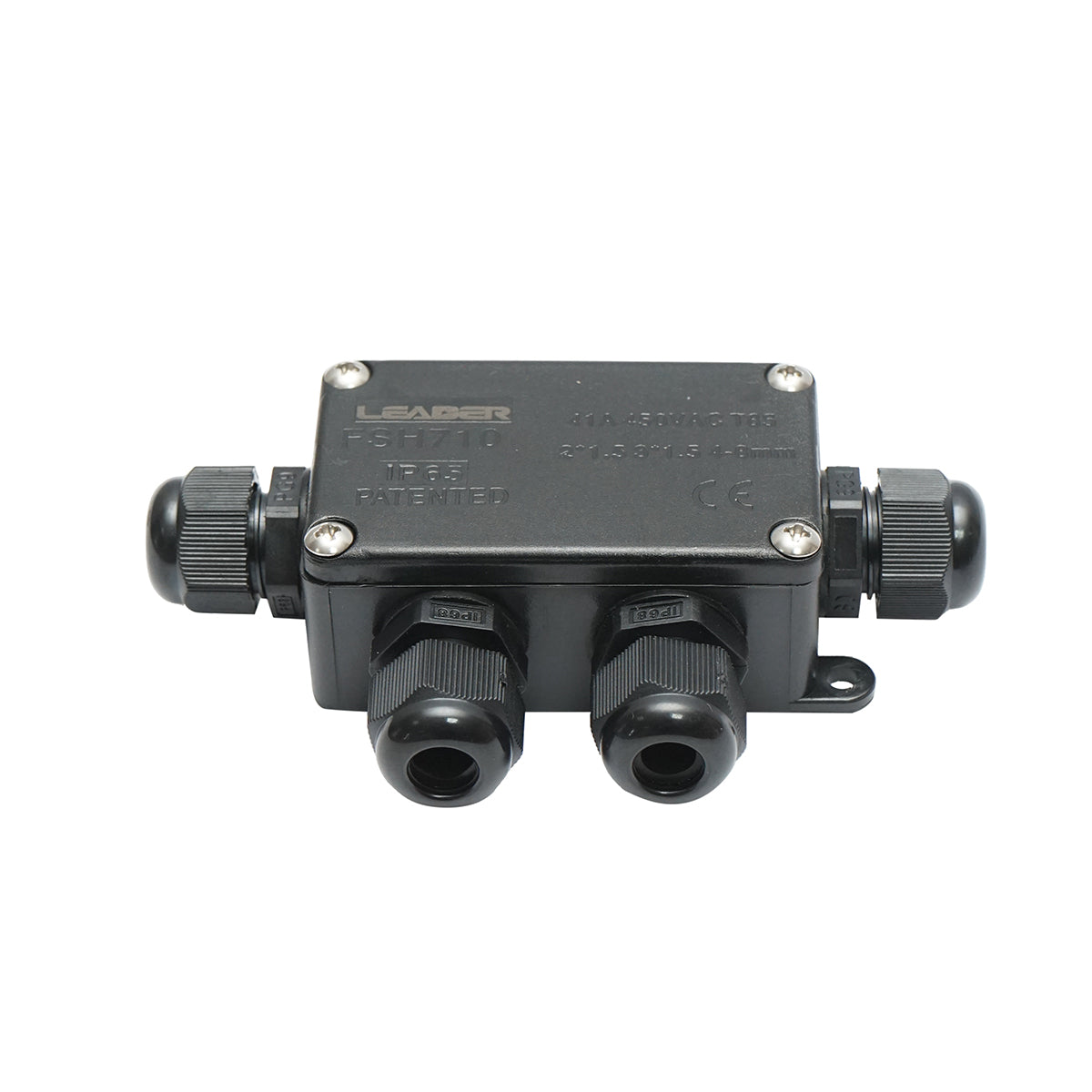 Scatola di derivazione stagna 41A 450V AC, 4 vie 4-8mm IP65 Leader