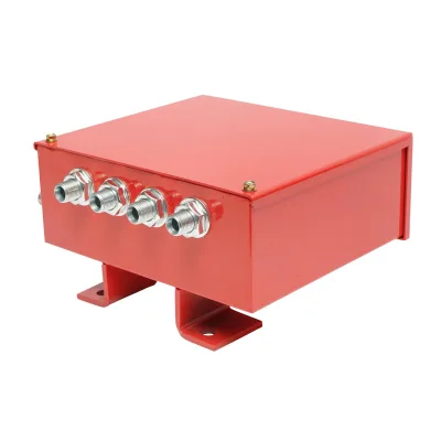 Scatola elettrovalvola verricello trattore forestale 24V, 2 chiusi/aperti