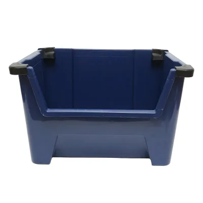 Scatola portaoggetti in plastica 430x325x300mm blu