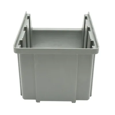 Scatola portaoggetti in plastica grigia, 130x215x120 mm - immagine 5