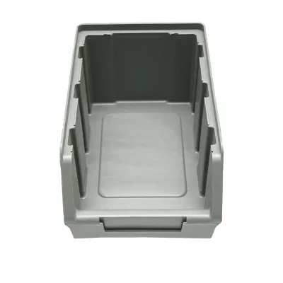 Scatola portaoggetti in plastica grigia, 130x215x120 mm - immagine 4
