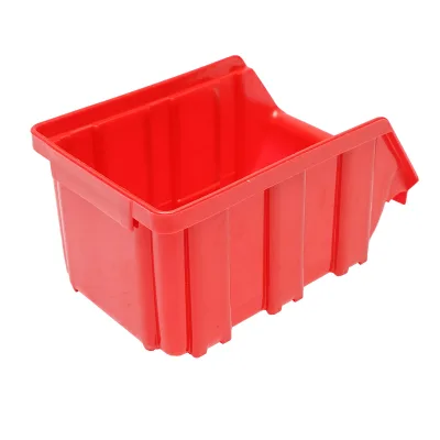 Scatola portaoggetti in plastica rossa, 105x170x95 mm - immagine 2