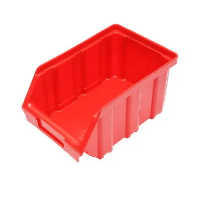 Scatola portaoggetti in plastica rossa, 105x170x95 mm