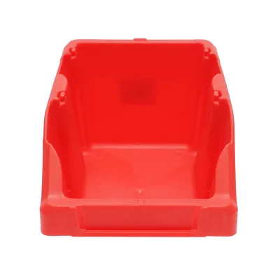 Scatola portaoggetti in plastica rossa, dimensioni 195x125x95 mm - immagine 2