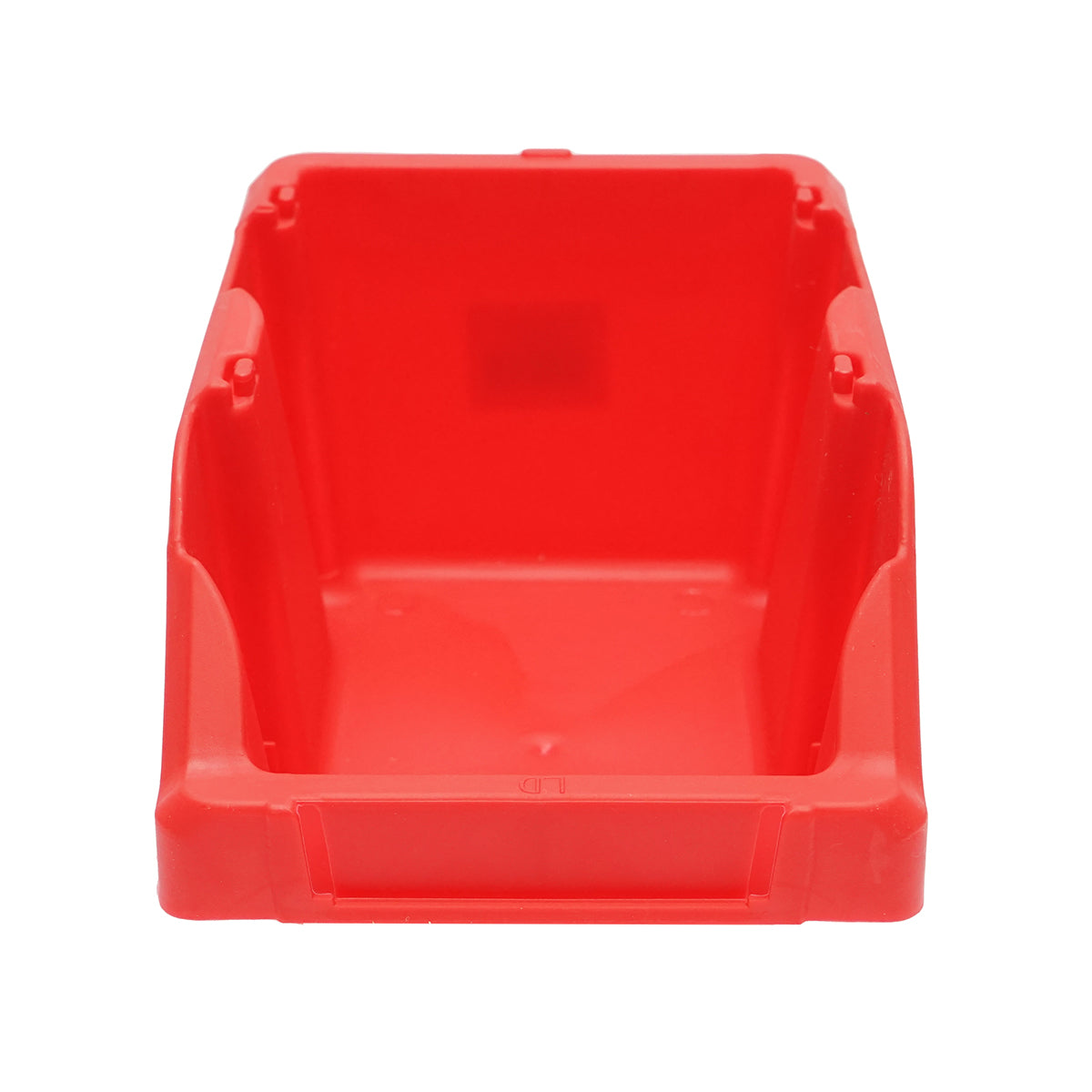 Scatola portaoggetti in plastica rossa, dimensioni 195x125x95 mm - immagine 2