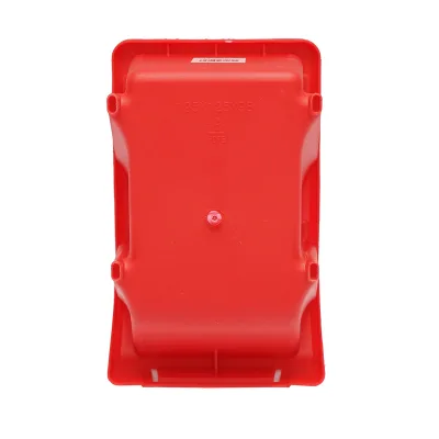 Scatola portaoggetti in plastica rossa, dimensioni 195x125x95 mm - immagine 5
