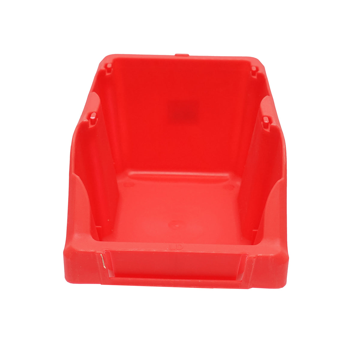 Scatola portaoggetti in plastica rossa, dimensioni 245x155x120 mm - immagine 2