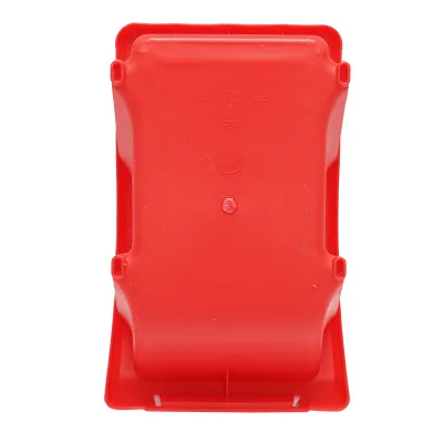 Scatola portaoggetti in plastica rossa, dimensioni 245x155x120 mm - immagine 5