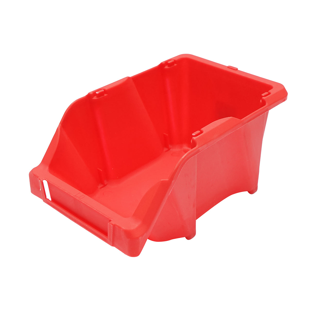 Scatola portaoggetti in plastica rossa, dimensioni 245x155x120 mm
