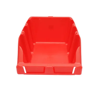 Scatola portaoggetti in plastica rossa, dimensioni 420x265x175 mm - immagine 2