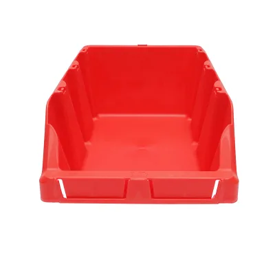 Scatola portaoggetti in plastica rossa, dimensioni 490x300x195 mm - immagine 2