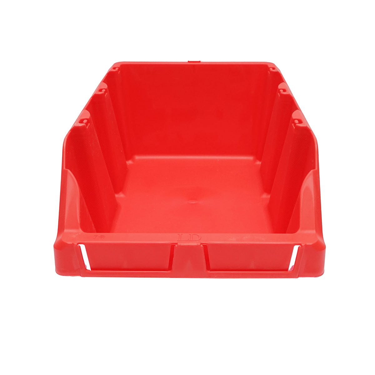 Scatola portaoggetti in plastica rossa, dimensioni 490x300x195 mm - immagine 2