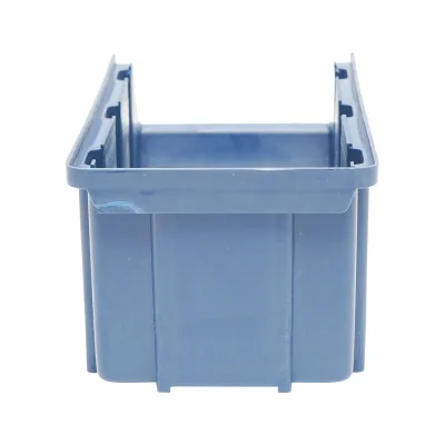 Scatola portaoggetti in plastica, 103x230x95 mm, blu - immagine 4