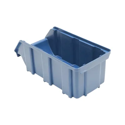 Scatola portaoggetti in plastica, 103x230x95 mm, blu - immagine 3