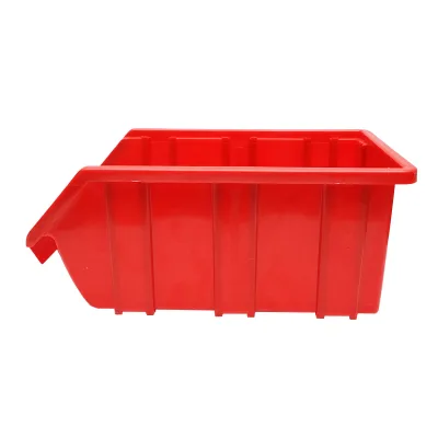 Scatola portaoggetti in plastica, 175x317x148 mm, rossa - immagine 3