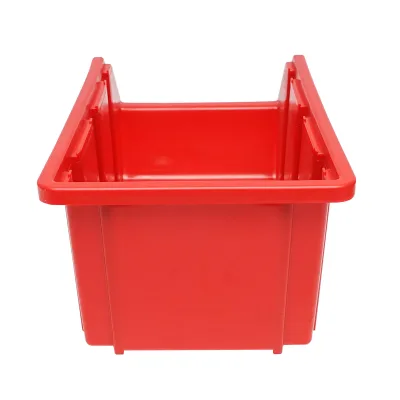 Scatola portaoggetti in plastica, 175x317x148 mm, rossa - immagine 5