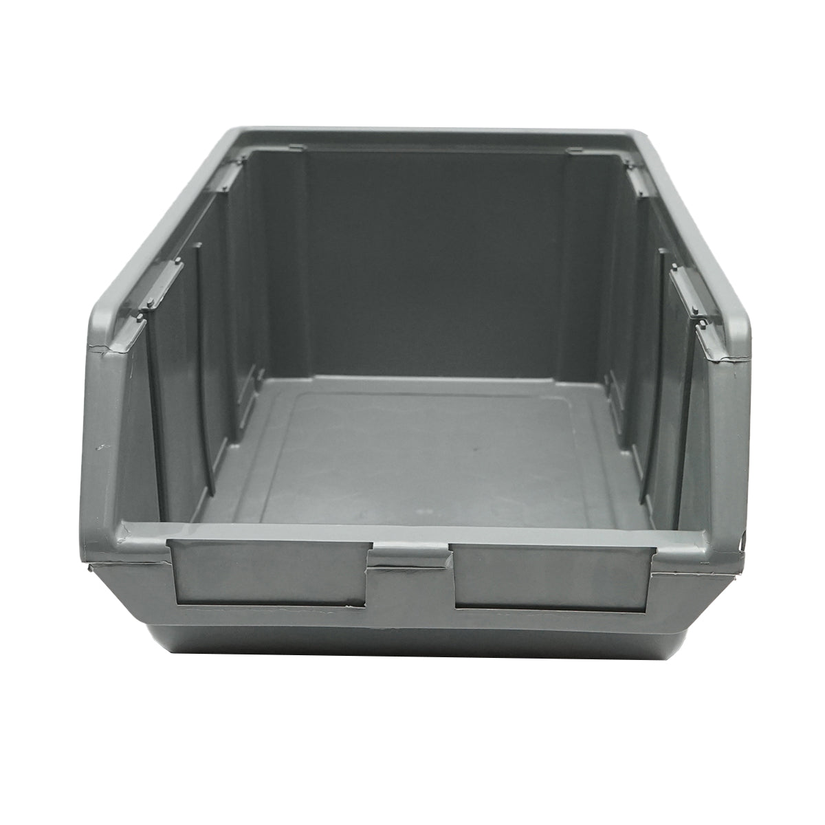 Scatola portaoggetti in plastica, 226x390x167 mm, grigia - immagine 4