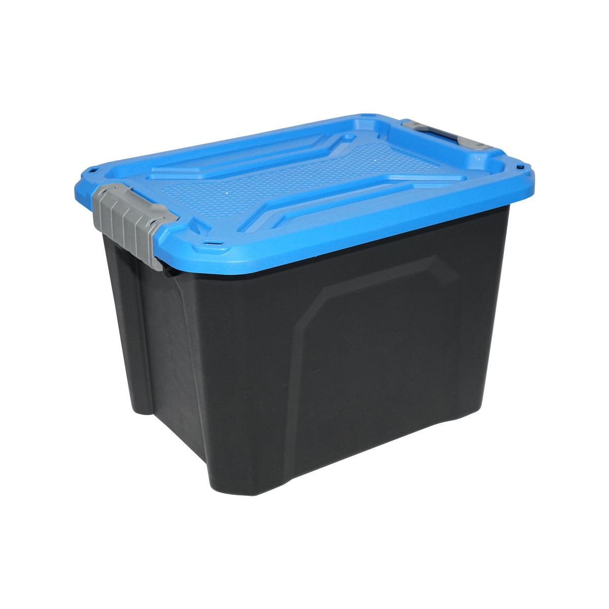 Scatola portaoggetti resistente da 18 litri con coperchio, blu, 385x295x260 mm Breckner Germany - immagine 3