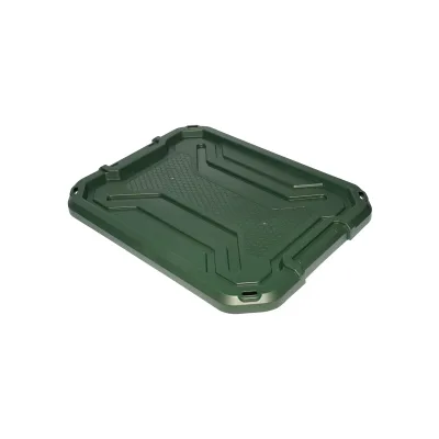 Scatola portaoggetti resistente da 20 litri con coperchio, verde, 490x380x200 mm Breckner Germany - immagine 4