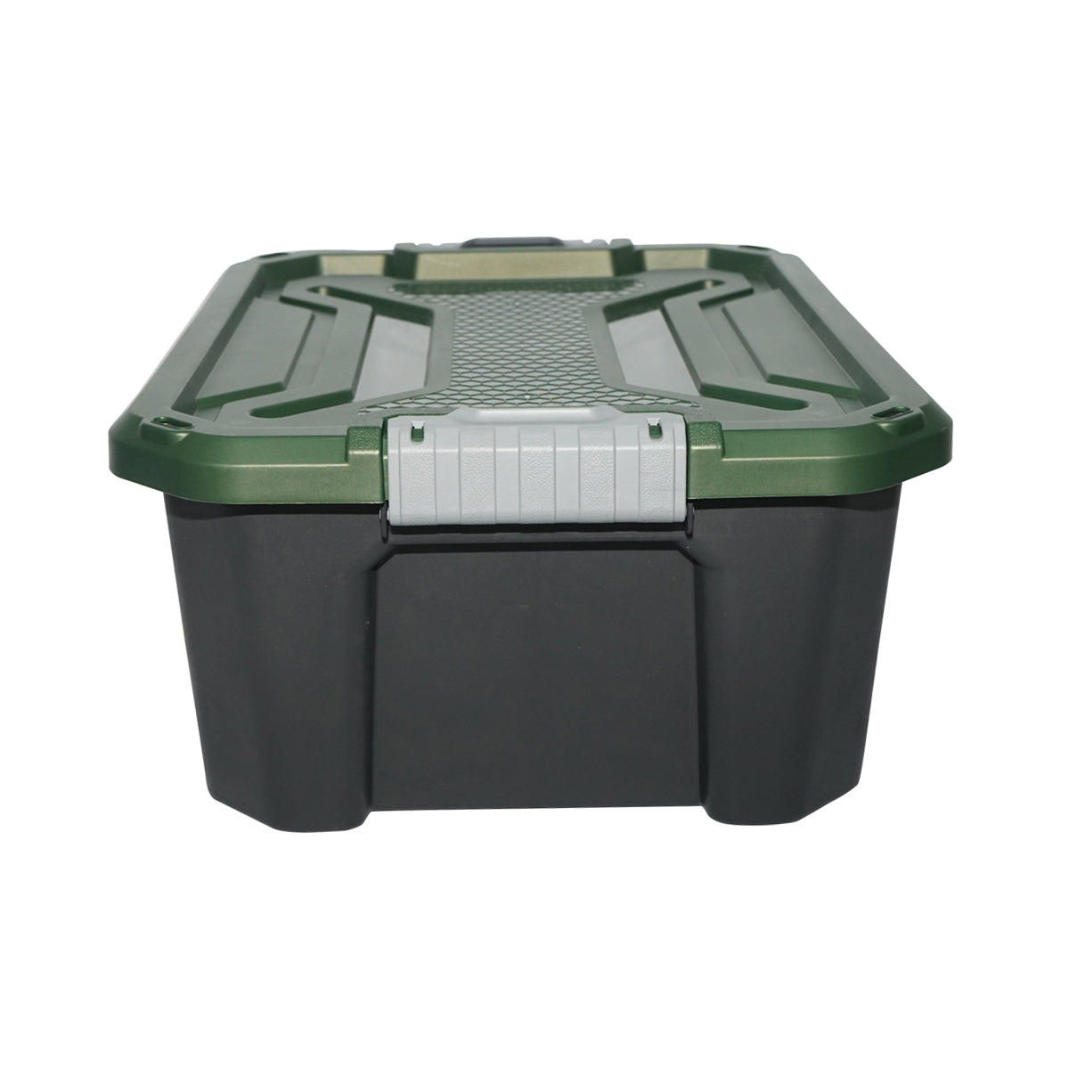 Scatola portaoggetti resistente da 20 litri con coperchio, verde, 490x380x200 mm Breckner Germany - immagine 2
