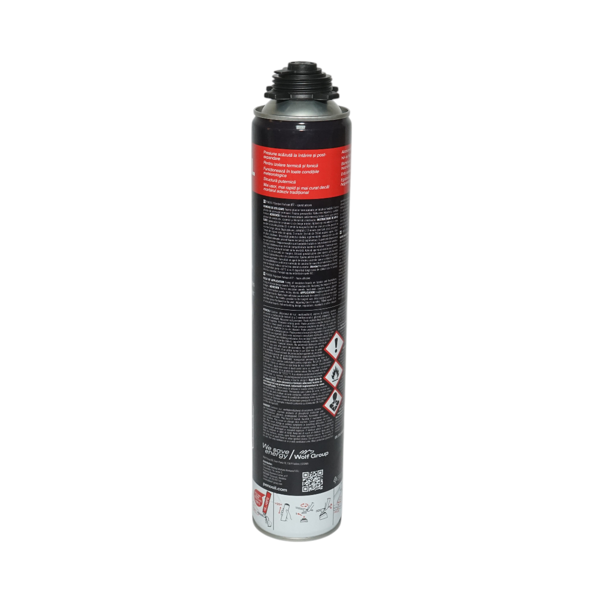 Schiuma adesiva per pannelli in polistirene 750 ml – Penosil Polystyrol FixFoam 877 - immagine 2