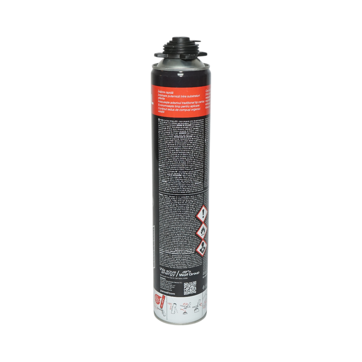 Schiuma adesiva ultrarapida multifunzionale 750ml Fast Foam Adhesive 888 Penosil - immagine 2