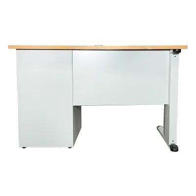 Scrivania metallica con 3 cassetti e piano in truciolato 1200 x 600 x 750H mm Breckner Germany - immagine 3