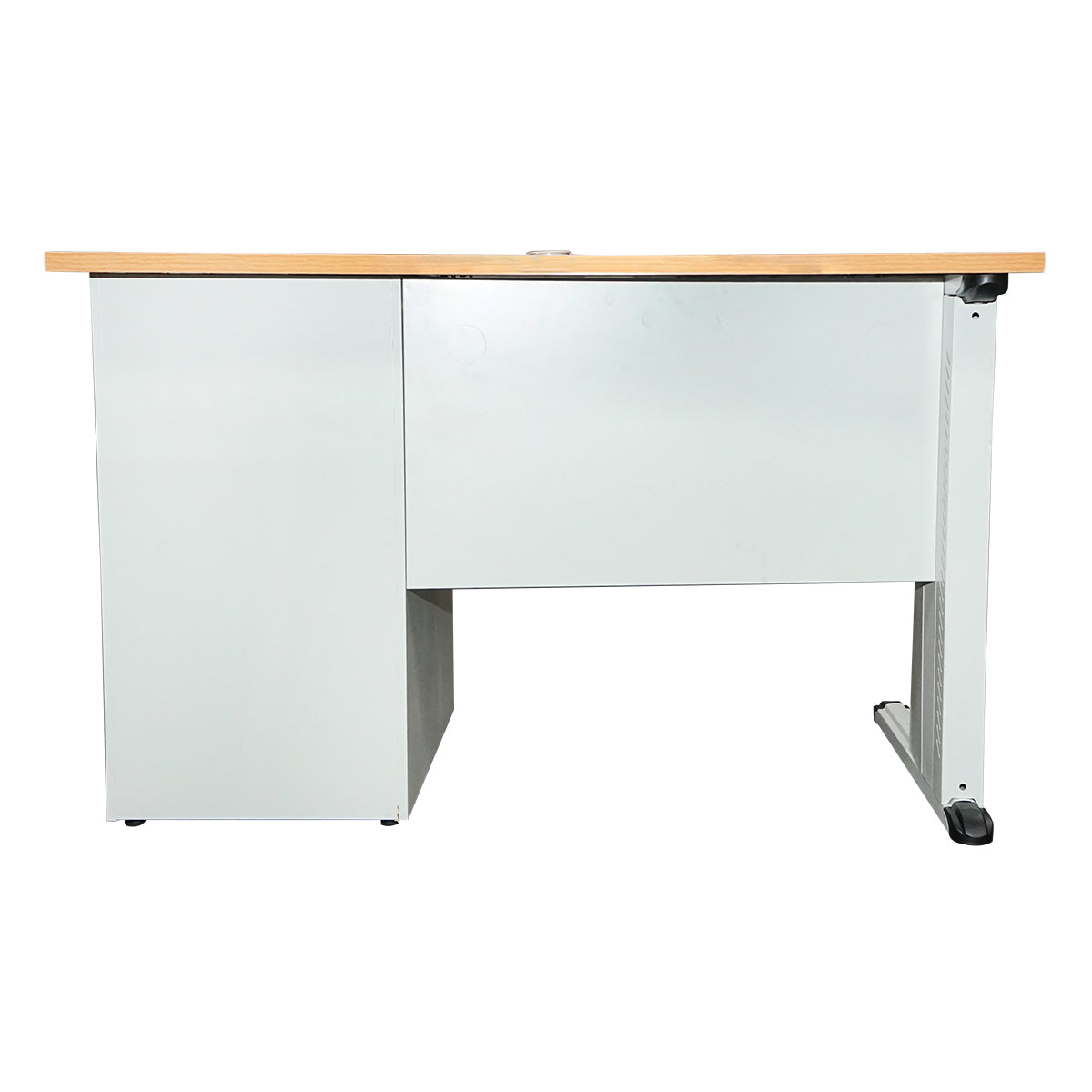 Scrivania metallica con 3 cassetti e piano in truciolato 1200 x 600 x 750H mm Breckner Germany - immagine 3