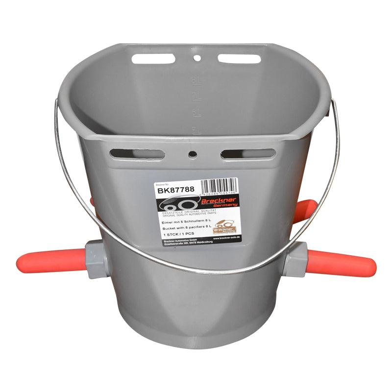 Secchio abbeveratoio 8 LT Per Vitelli Secchio Allattamento Vitelli con valvola 5 uscite - immagine 3