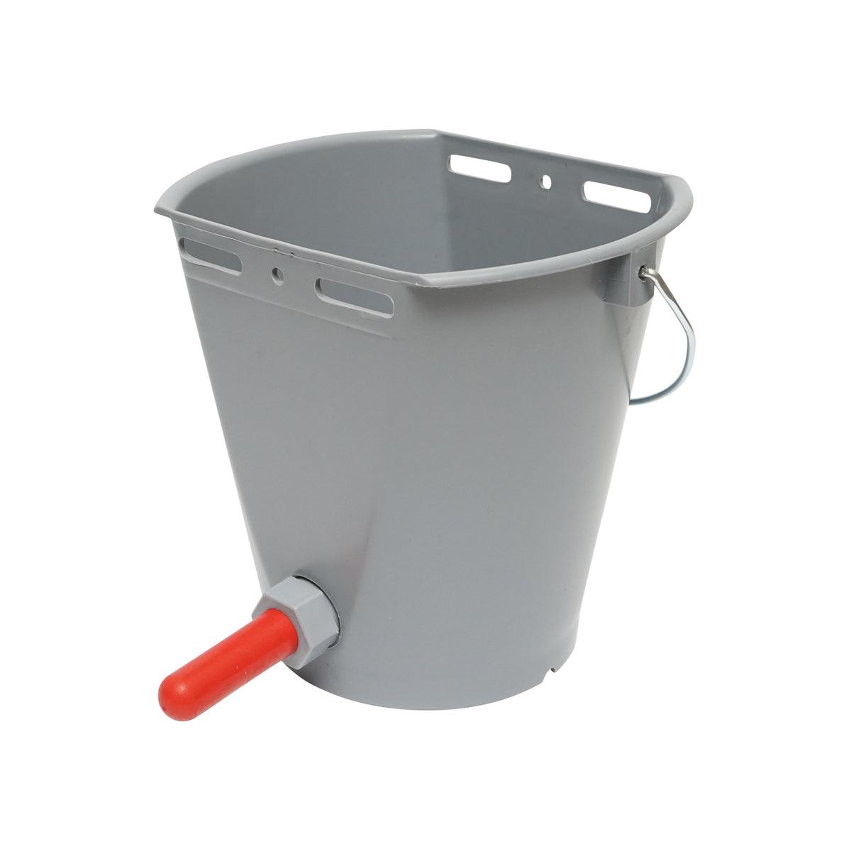 Secchio abbeveratoio 8 LT Per Vitelli, Secchio Allattamento Vitelli con valvola - immagine 2