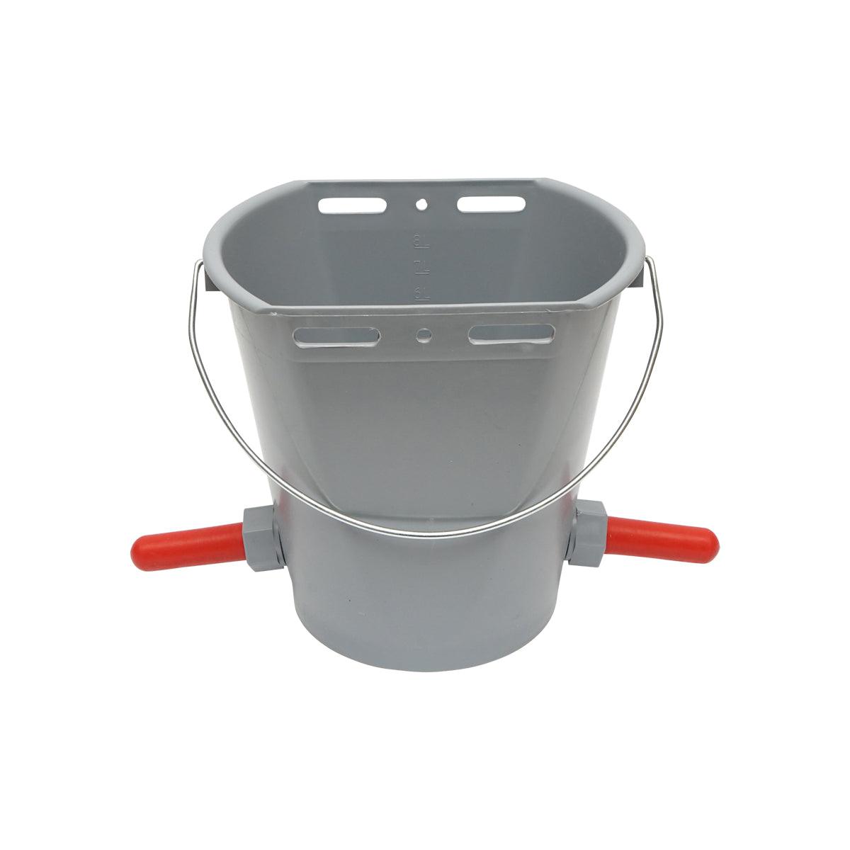 Secchio abbeveratoio 8 LT Per Vitelli, Secchio Allattamento Vitelli con valvola 3 uscite - immagine 5