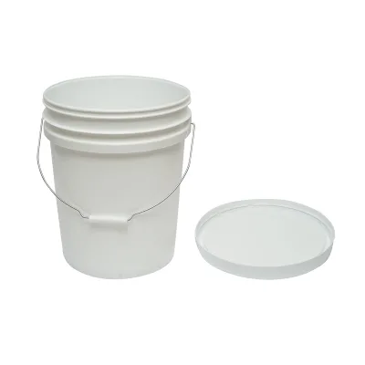 Secchio rotondo in plastica 20L con coperchio per miele di api