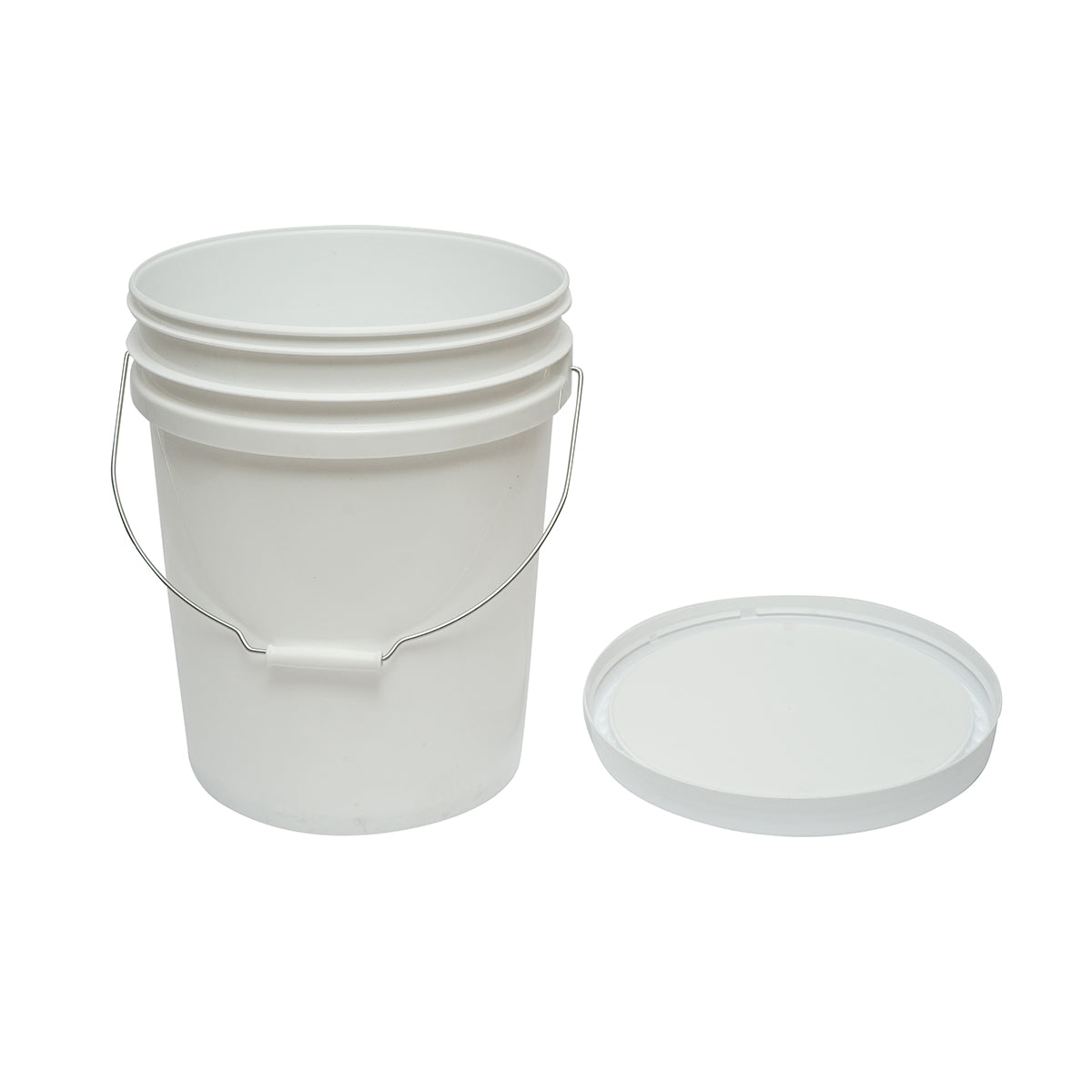 Secchio rotondo in plastica 20L con coperchio per miele di api