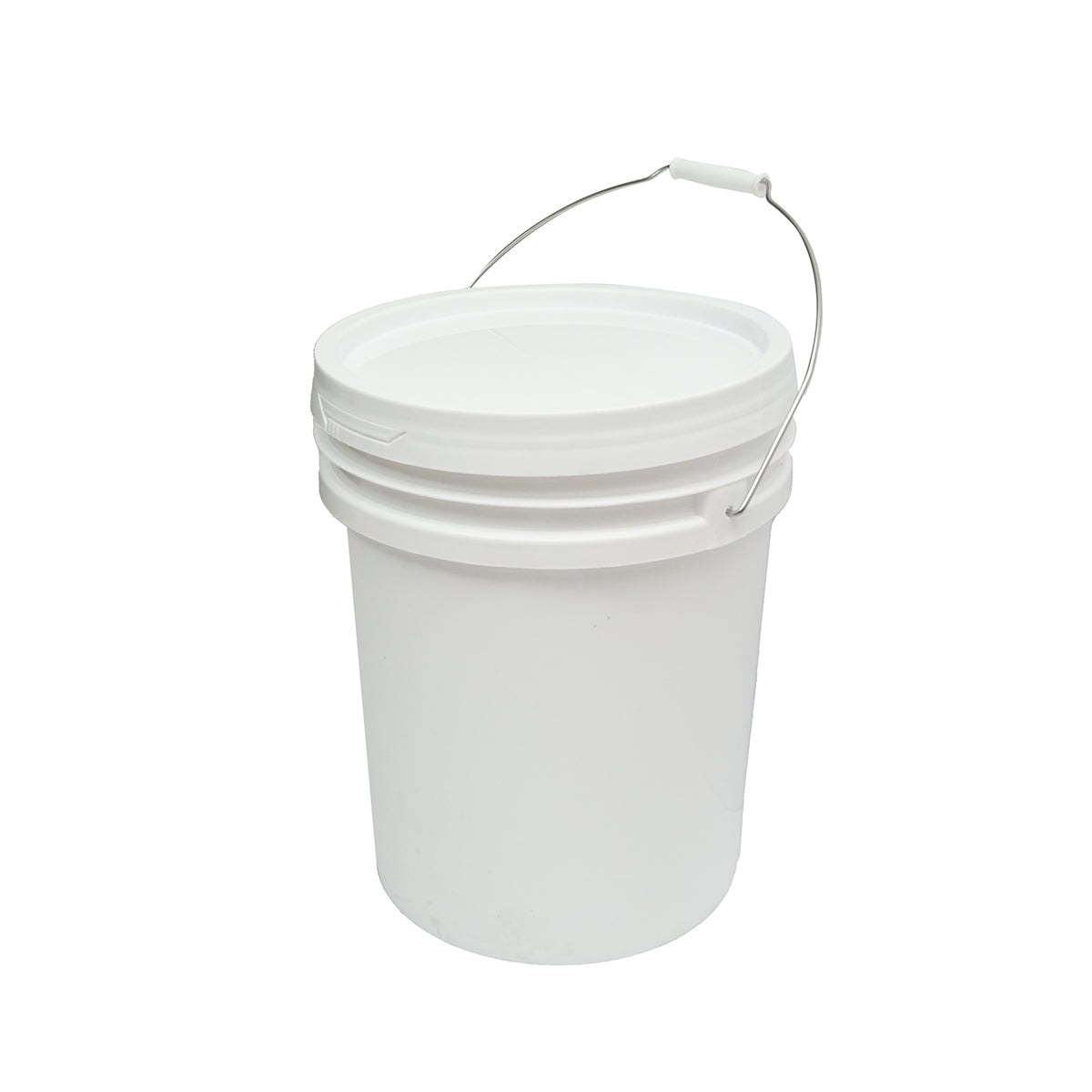 Secchio rotondo in plastica 20L con coperchio per miele di api - immagine 3