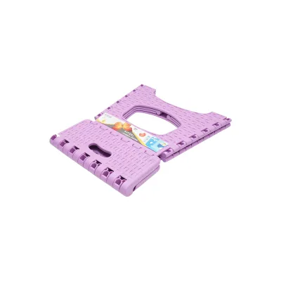 Sedia pieghevole in plastica color viola, dimensioni 286x325x270mm - immagine 4