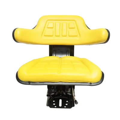 Sedile giallo per trattore con tripla regolazione e ammortizzatore UTB U-445 e U-650. - immagine 2